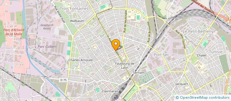 localisation de l'entreprise MONSIEUR TAHAR JEROU à REIMS