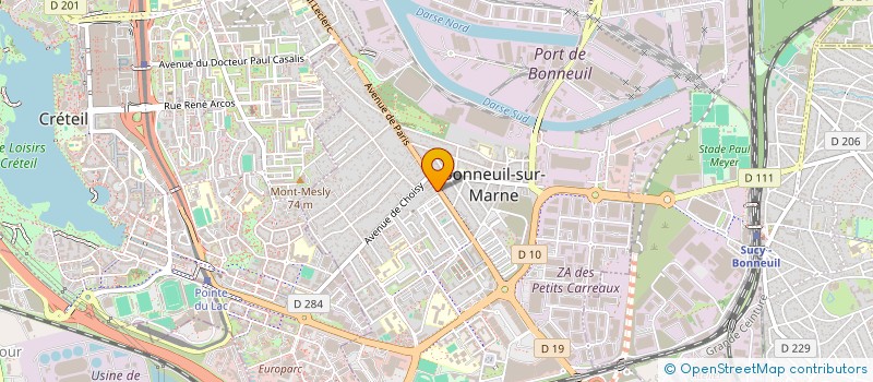 localisation de l'entreprise MONSIEUR TAHAR KASRAOUI  BONNEUIL-SUR-MARNE