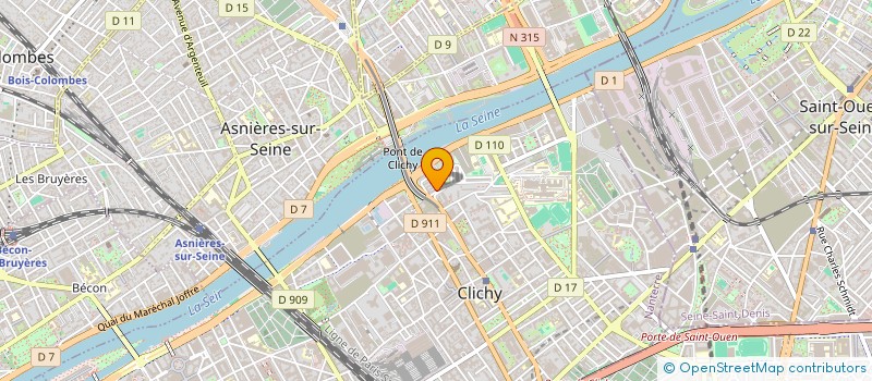 localisation de l'entreprise MONSIEUR TAHAR KENZARI à CLICHY