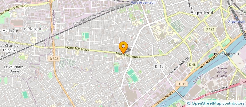 localisation de l'entreprise MONSIEUR TAHAR KHAFI  ARGENTEUIL