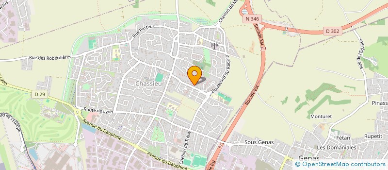 localisation de l'entreprise MONSIEUR TAHAR KHELIFI  CHASSIEU