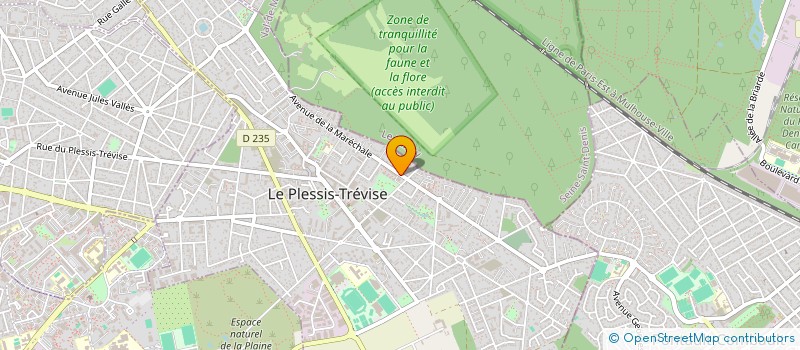localisation de l'entreprise MONSIEUR TAHAR LAZRI à LE PLESSIS-TREVISE