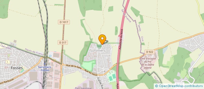 localisation de l'entreprise MONSIEUR TAHAR LOUNI  SURVILLIERS