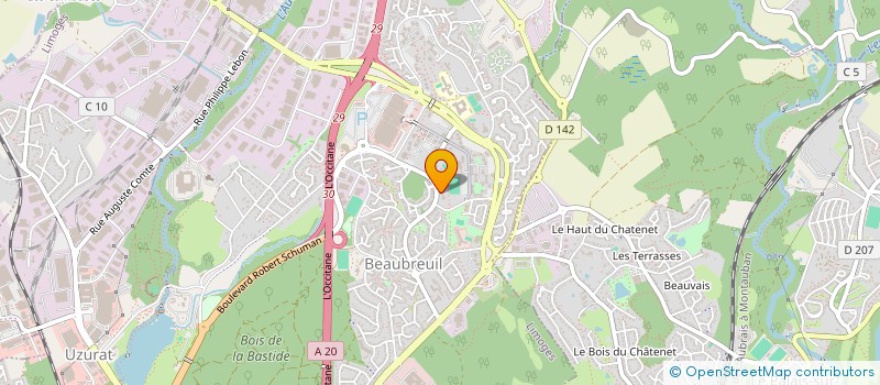 localisation de l'entreprise MONSIEUR TAHAR MECHEHOUD à LIMOGES