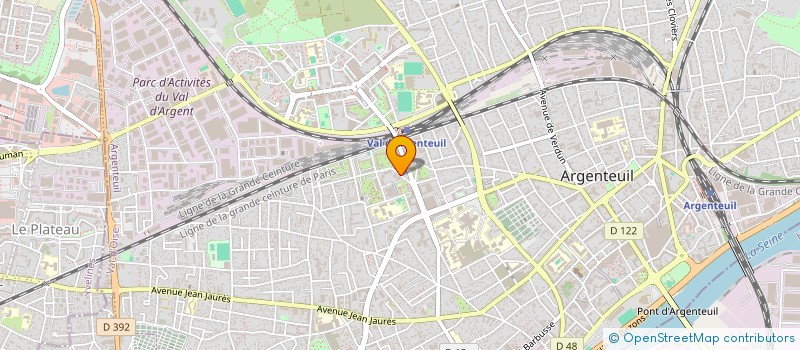 localisation de l'entreprise MONSIEUR TAHAR MESSAOUD  ARGENTEUIL