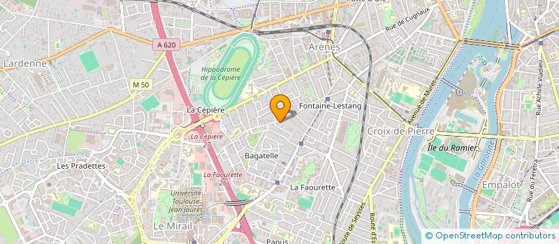 localisation de l'entreprise MONSIEUR TAHAR MIDOUNE  TOULOUSE