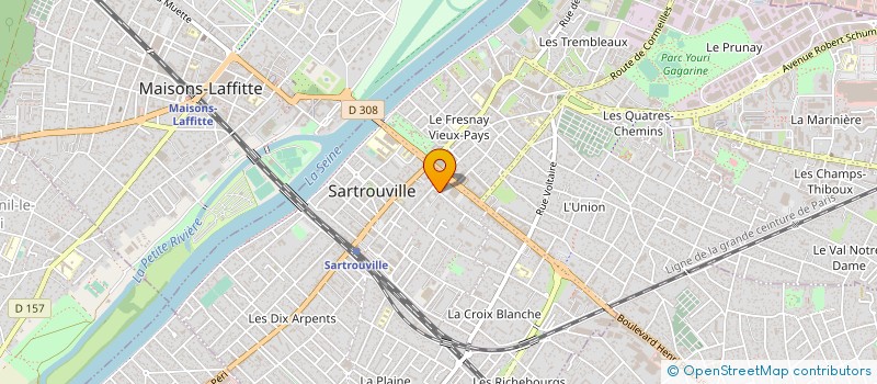 localisation de l'entreprise MONSIEUR TAHAR MOHAMMEDI  SARTROUVILLE