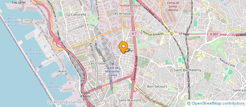 localisation de l'entreprise MONSIEUR TAHAR MOKRANI à MARSEILLE