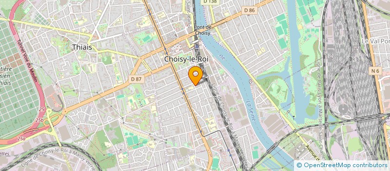 localisation de l'entreprise MONSIEUR TAHAR NEBRI  THIAIS