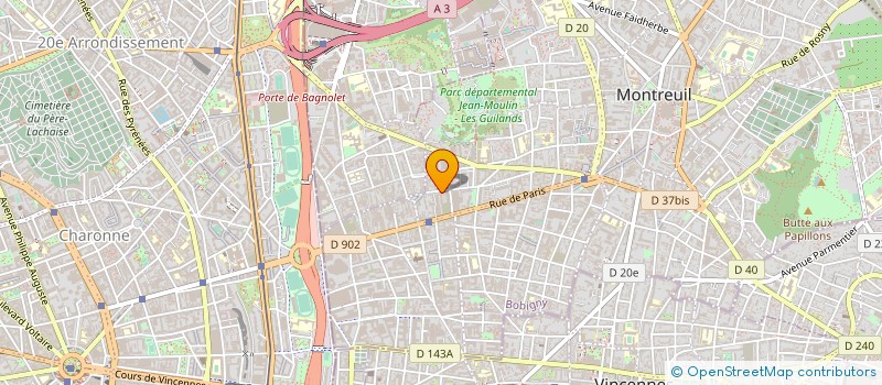 localisation de l'entreprise MONSIEUR TAHAR OUARAB à MONTREUIL