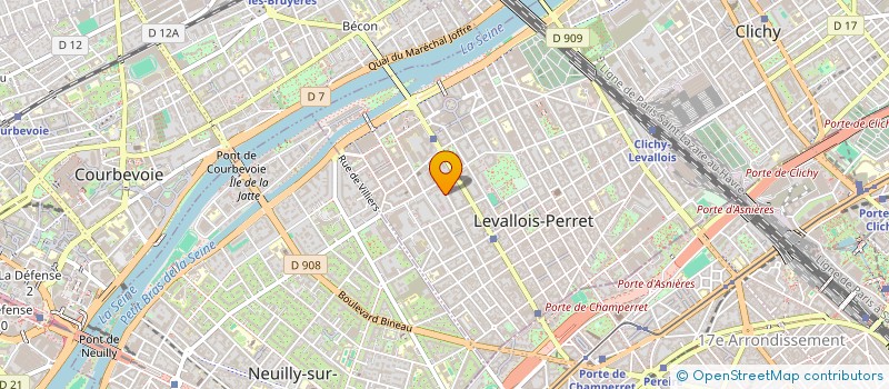localisation de l'entreprise MONSIEUR TAHAR OULD CHIKH à LEVALLOIS-PERRET