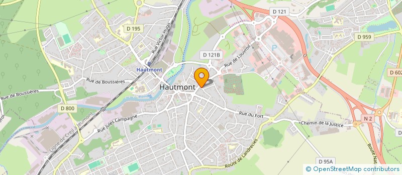 localisation de l'entreprise MONSIEUR TAHAR RAGAD  HAUTMONT