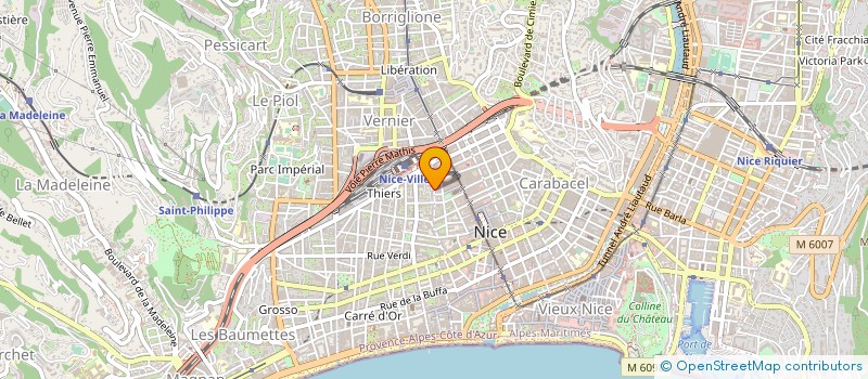 localisation de l'entreprise MONSIEUR TAHAR ROUAFI à NICE