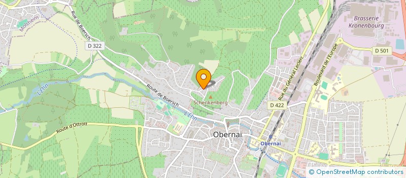 localisation de l'entreprise MONSIEUR TAHAR ROUAS  OBERNAI