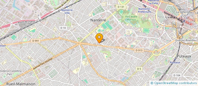 localisation de l'entreprise MONSIEUR TAHAR SI HADDI  NANTERRE