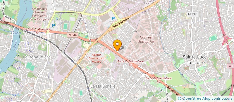 localisation de l'entreprise MONSIEUR TAHAR TOUATI  NANTES