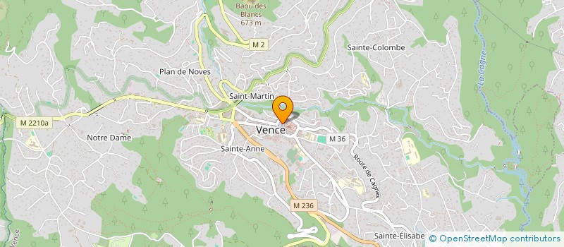 localisation de l'entreprise MONSIEUR TAHAR YAHI  VENCE