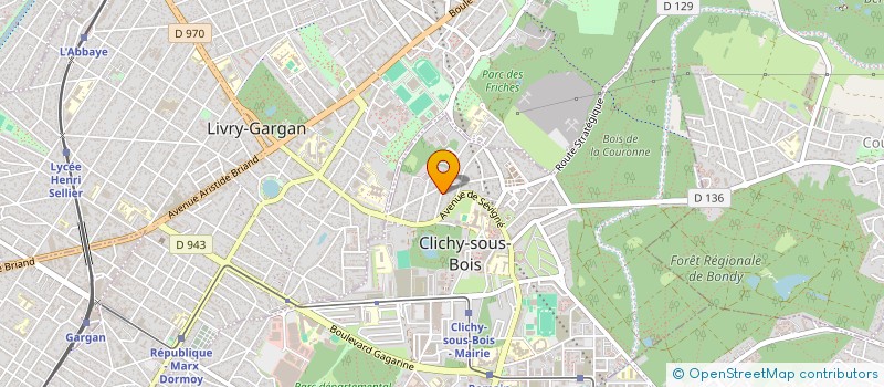 localisation de l'entreprise MONSIEUR TAHAR ZINA à CLICHY-SOUS-BOIS