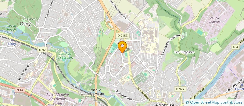 localisation de l'entreprise MONSIEUR TAHAR ZITOUNI  OSNY