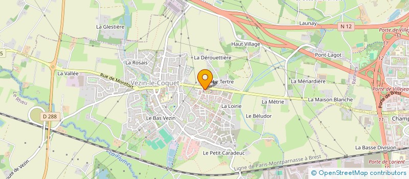 localisation de l'entreprise MONSIEUR TAHARA TANDIA  VEZIN-LE-COQUET