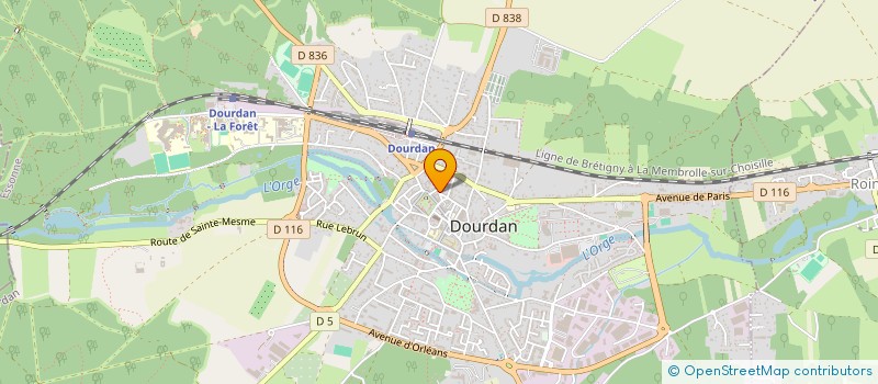 localisation de l'entreprise MONSIEUR TAHER JALILY à DOURDAN