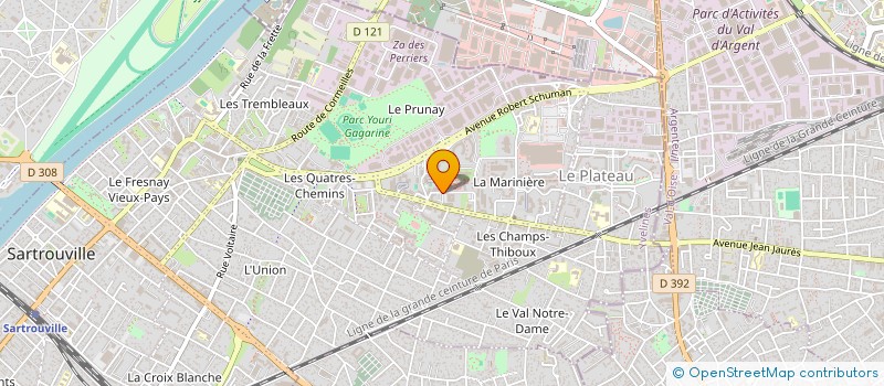localisation de l'entreprise MONSIEUR TAHER LOUZI à SARTROUVILLE