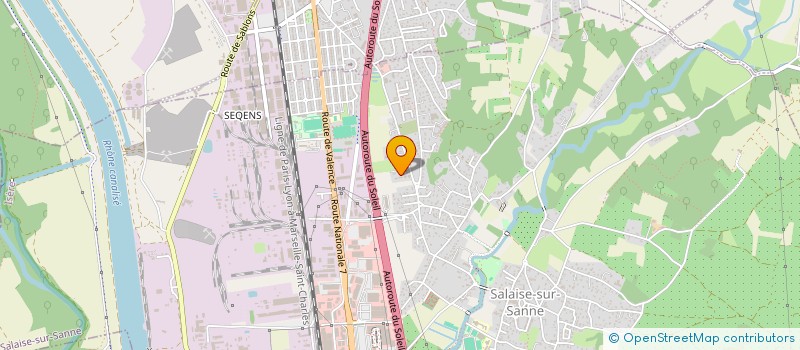 localisation de l'entreprise MONSIEUR TAHIR AKKUYU  SALAISE-SUR-SANNE