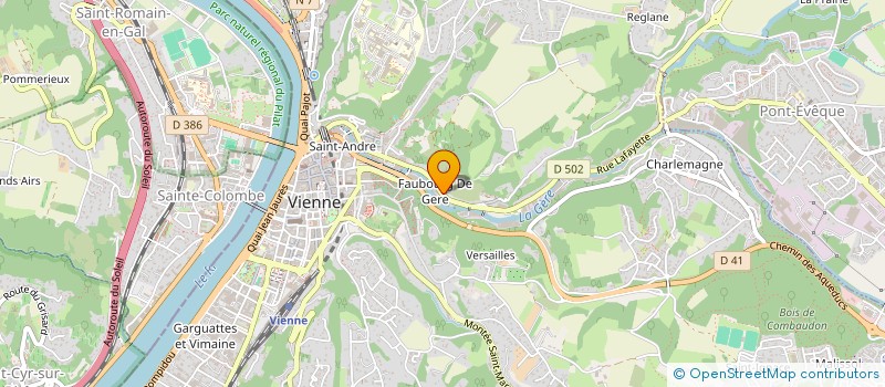 localisation de l'entreprise MONSIEUR TAHIR AKKUYU à VIENNE