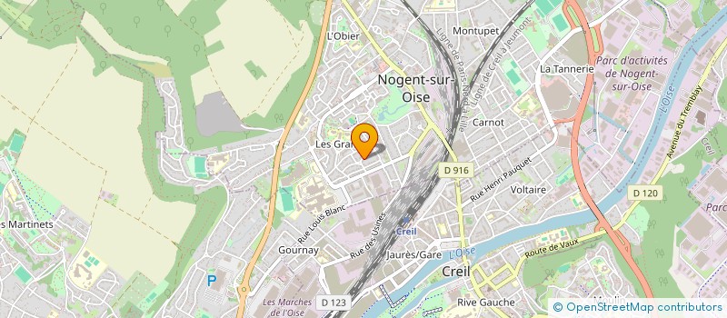 localisation de l'entreprise MONSIEUR TAHIR BASHIR  NOGENT-SUR-OISE