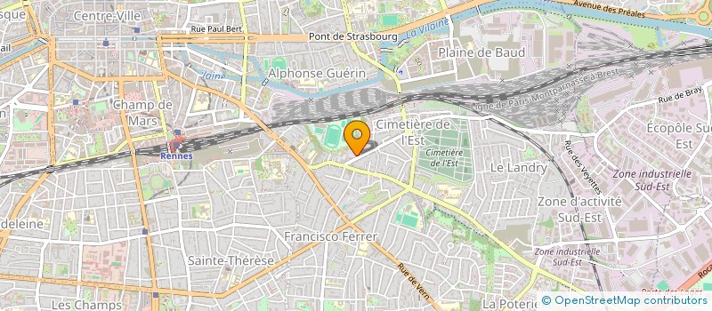 localisation de l'entreprise MONSIEUR TAHIR DAWLATZAI  RENNES