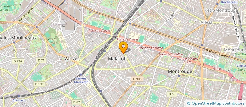 localisation de l'entreprise MONSIEUR TAHIR KARIM KHAN  MALAKOFF