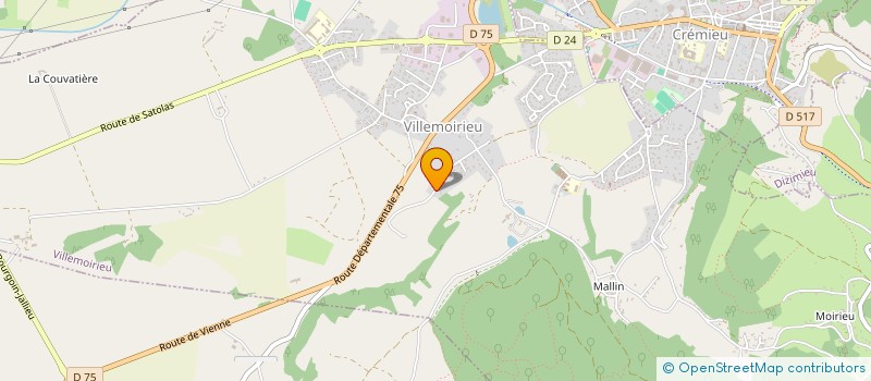 localisation de l'entreprise MONSIEUR TAHIR TASTAN  VILLEMOIRIEU