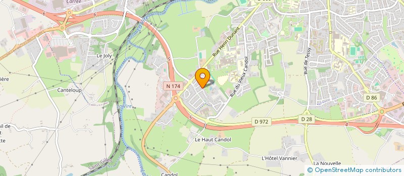 localisation de l'entreprise MONSIEUR TAHIRINJANAHARY RAKOTONDRAMASY  SAINT-LO