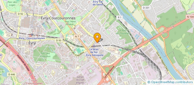 localisation de l'entreprise MONSIEUR TAHIRY RALIJAONA à EVRY-COURCOURONNES