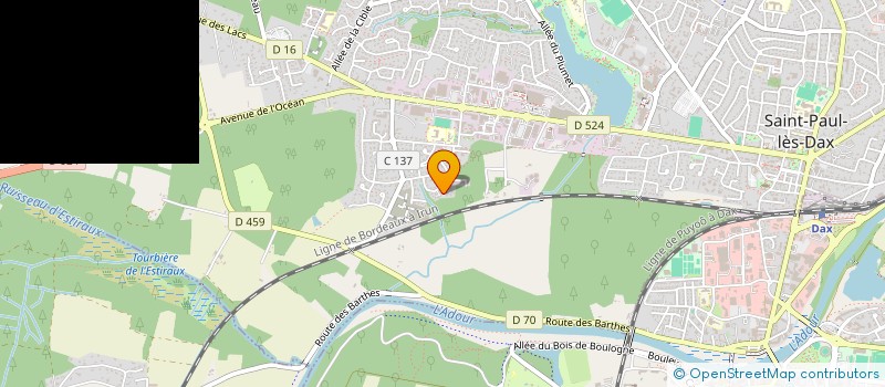 localisation de l'entreprise MONSIEUR TAHIRY RASOAMAHARO  SAINT-PAUL-LES-DAX