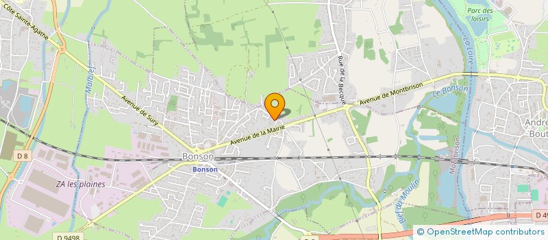 localisation de l'entreprise MONSIEUR TAHO REBREYEND  BONSON