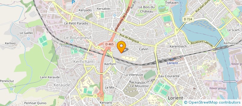 localisation de l'entreprise MONSIEUR TAHSIN ACAR  LORIENT