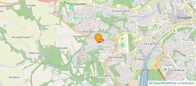 localisation de l'entreprise MONSIEUR TAHSIN ALTIPARMAK à QUIMPER