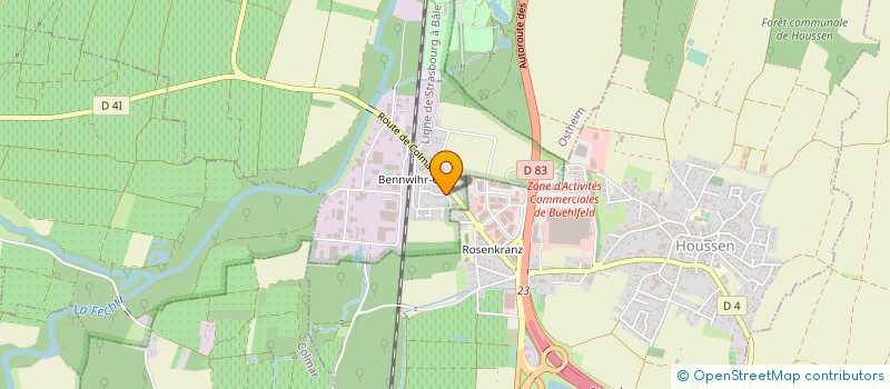 localisation de l'entreprise MONSIEUR TAHSIN GURBUZ  BENNWIHR