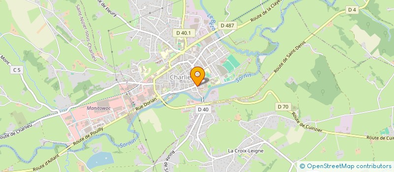 localisation de l'entreprise MONSIEUR TAHSIN POYRAZ  CHARLIEU