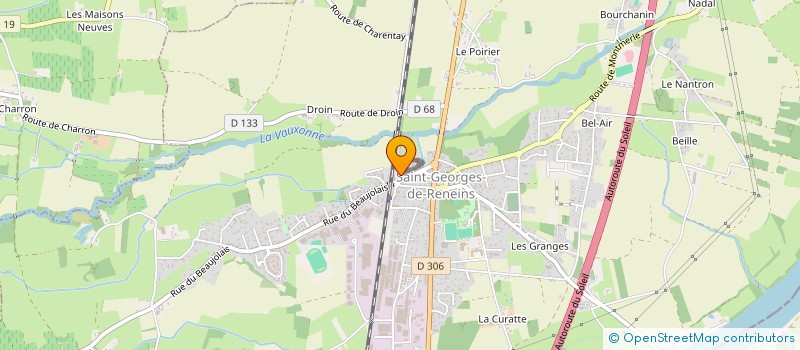 localisation de l'entreprise MONSIEUR TAHSIN YILMAZ  SAINT-GEORGES-DE-RENEINS