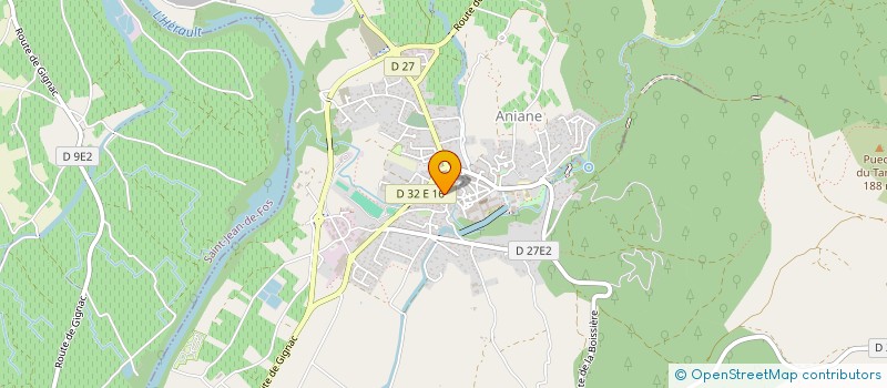 localisation de l'entreprise MONSIEUR TAHYS MOREAU  ANIANE