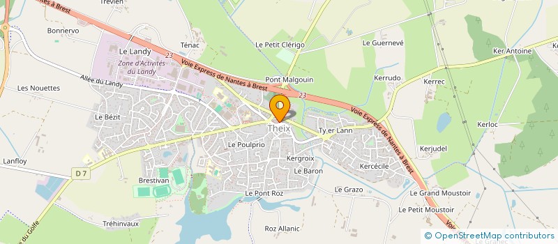 localisation de l'entreprise MONSIEUR TAHYSON LESSORT  PLOUGOUMELEN