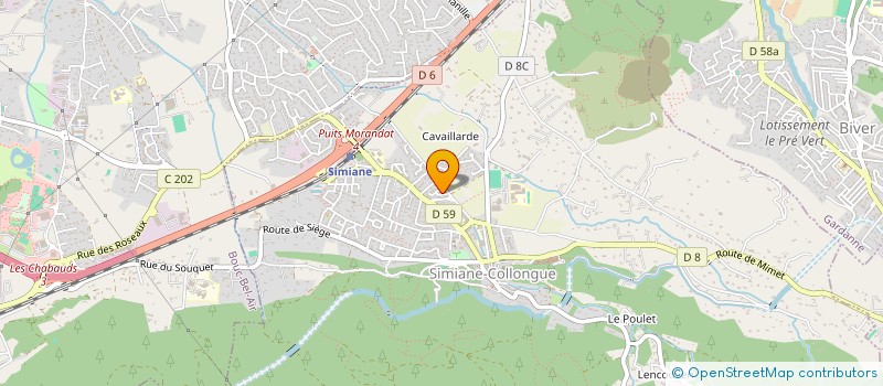 localisation de l'entreprise MONSIEUR TAI HUNG N GUYEN  SIMIANE-COLLONGUE