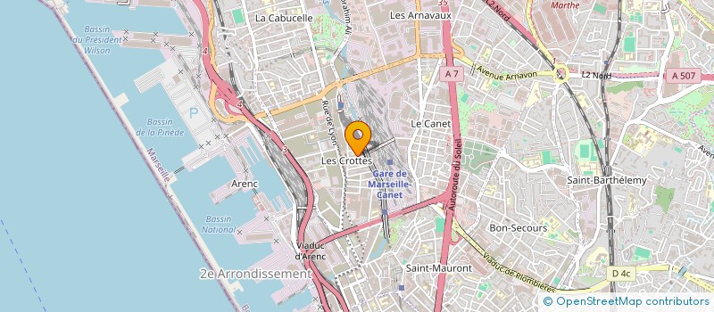 localisation de l'entreprise MONSIEUR TAIB BOURASS à MARSEILLE