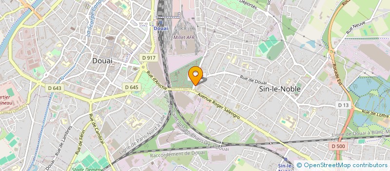 localisation de l'entreprise MONSIEUR TAIB EL FIAZ  SIN-LE-NOBLE