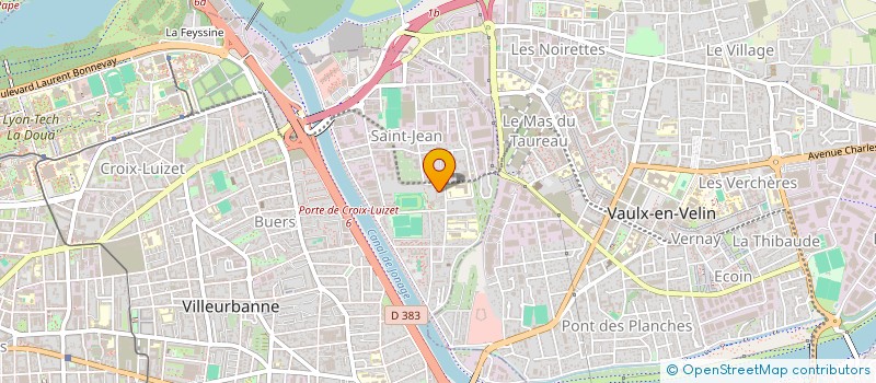 localisation de l'entreprise MONSIEUR TAIBULLAH SAMADI  VILLEURBANNE