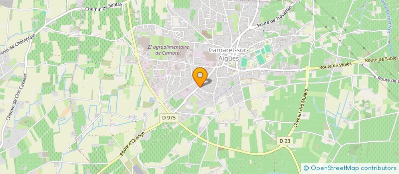 localisation de l'entreprise MONSIEUR TAIEB ABBAOUI  CAMARET-SUR-AIGUES