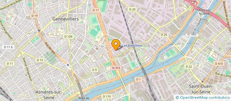 localisation de l'entreprise MONSIEUR TAIEB ABBAS à GENNEVILLIERS