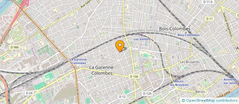 localisation de l'entreprise MONSIEUR TAIEB BENKIRAN à LA GARENNE-COLOMBES
